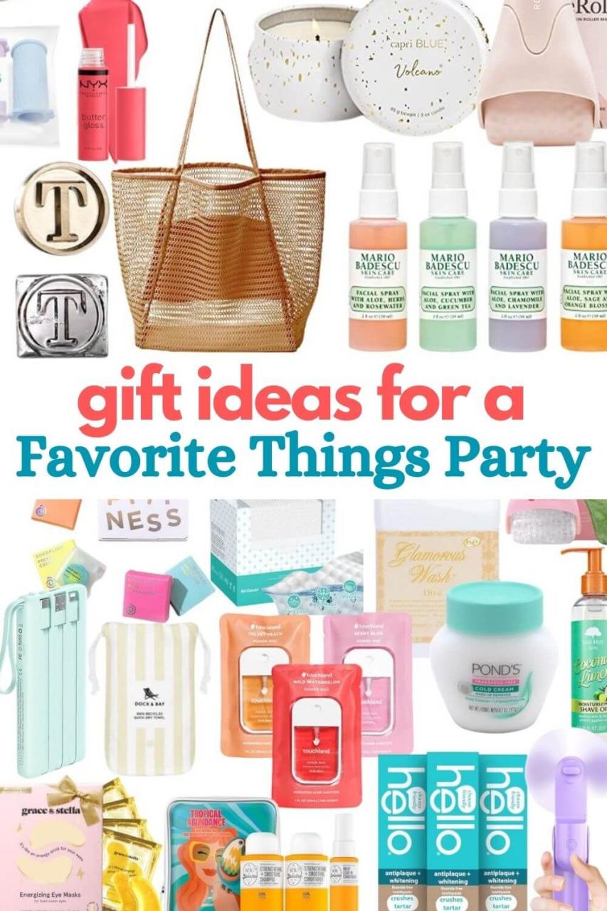 Unwrapping Joy: The Ultimate Guide to Favorite Things Party Gift Ideas